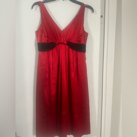 ❤️ $10 Flash Sale Jones New York Red Silky Slip Dress - Picture 1 of 11